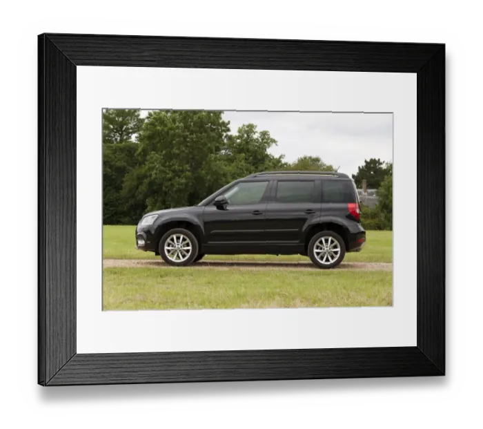 Framed Print : 2014 Skoda Yeti SE
