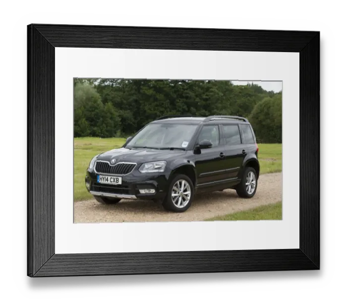 Framed Print : 2014 Skoda Yeti SE Framed Print : 2014 Skoda Yeti SE