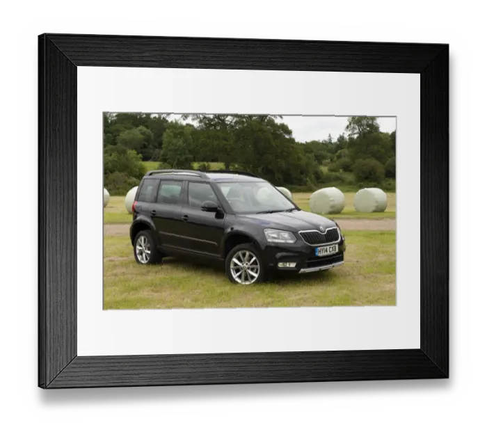 Framed Print : 2014 Skoda Yeti SE