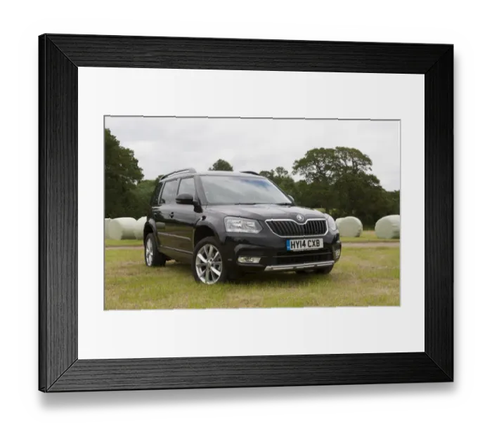 Framed Print : 2014 Skoda Yeti SE