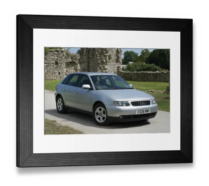 Framed Print : 2001 Audi A3 1. 8