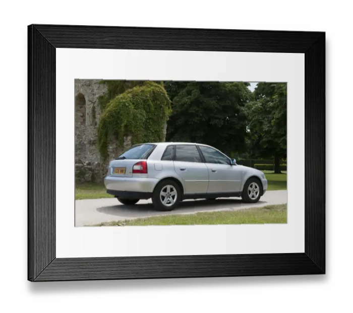 Framed Print : 2001 Audi A3 1. 8 Framed Print : 2001 Audi A3 1. 8