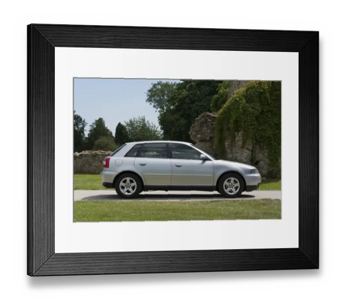 Framed Print : 2001 Audi A3 1. 8 Framed Print : 2001 Audi A3 1. 8