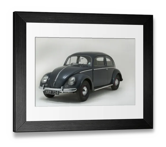 Framed Print : E01540 1953 Volkswagen Beetle Framed Print : E01540 1953 Volkswagen Beetle