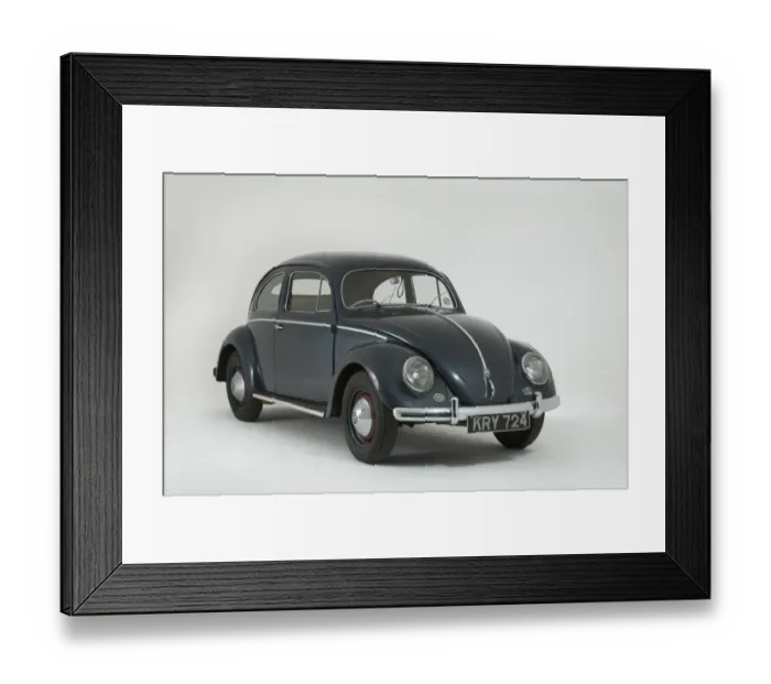 Framed Print : E01540 1953 Volkswagen Beetle Framed Print : E01540 1953 Volkswagen Beetle