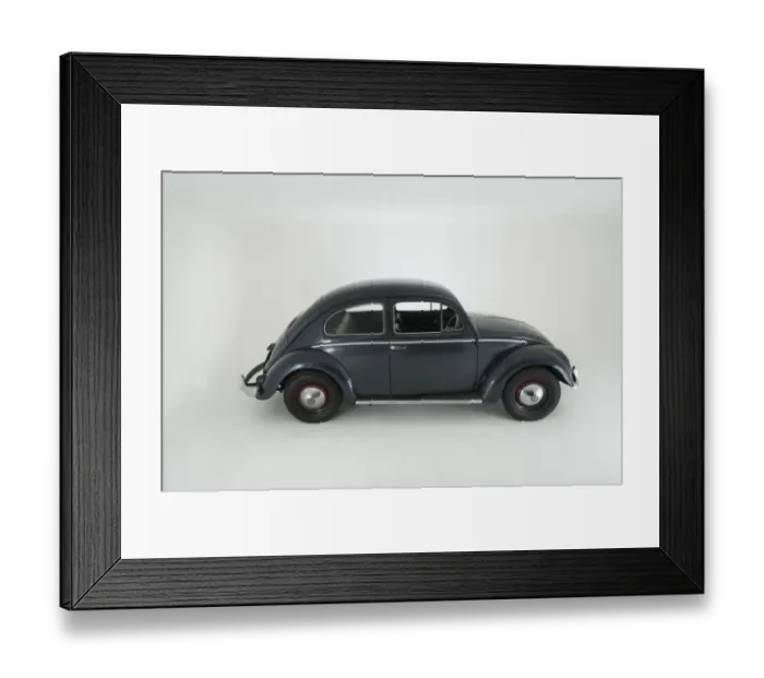 Framed Print : E01540 1953 Volkswagen Beetle