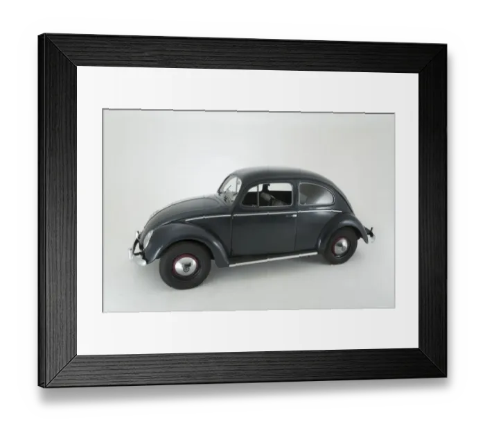Framed Print : E01540 1953 Volkswagen Beetle