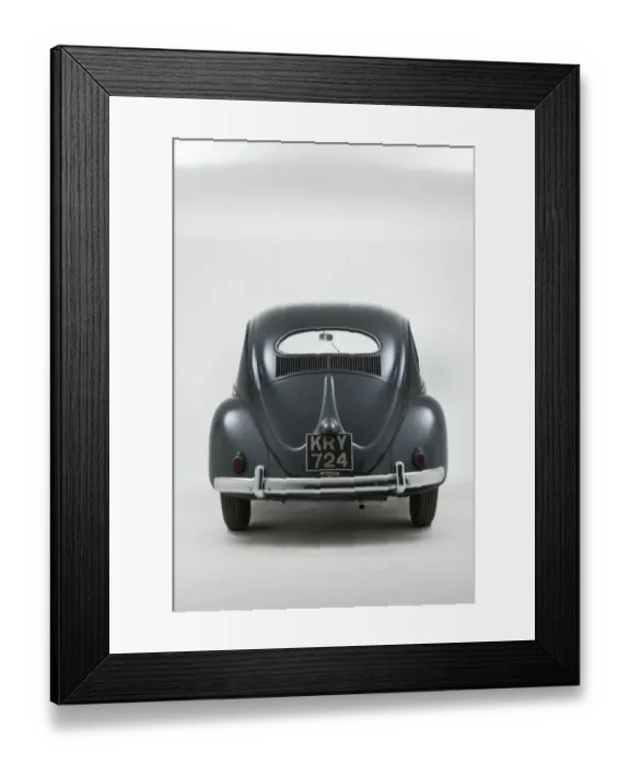 Framed Print : E01540 1953 Volkswagen Beetle Framed Print : E01540 1953 Volkswagen Beetle