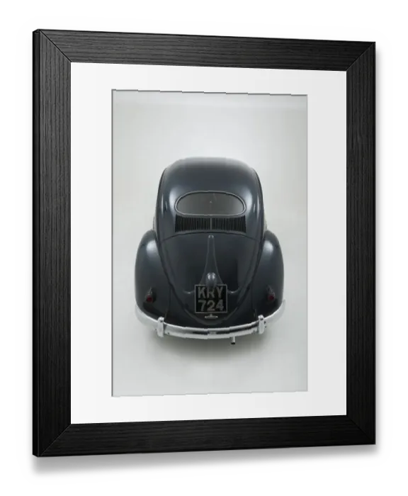 Framed Print : E01540 1953 Volkswagen Beetle