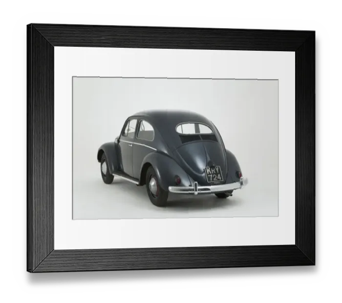 Framed Print : E01540 1953 Volkswagen Beetle Framed Print : E01540 1953 Volkswagen Beetle
