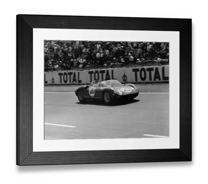 Framed Print : Ferrari 275P 1964 Le Mans 24 hours winner. Jean Guichet - Nino Vaccarella Framed Print : Ferrari 275P 1964 Le Mans 24 hours winner. Jean Guichet - Nino Vaccarella