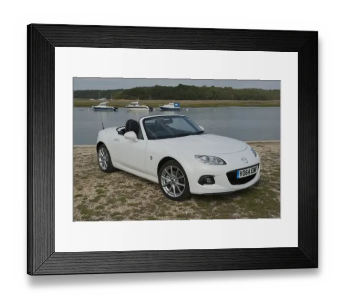 Framed Print : 2014 Mazda MX5 Roadster Coupe Framed Print : 2014 Mazda MX5 Roadster Coupe