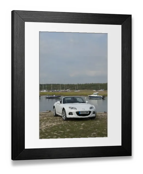 Framed Print : 2014 Mazda MX5 Roadster Coupe