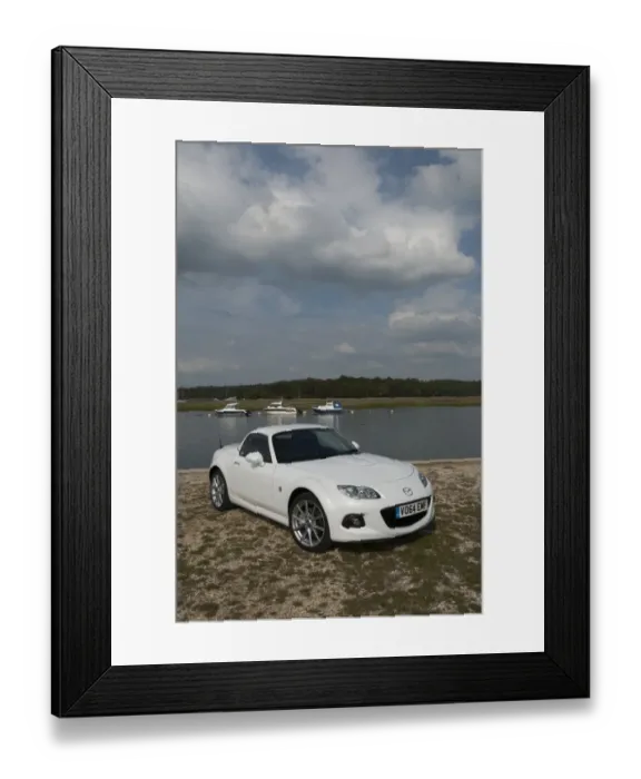 Framed Print : 2014 Mazda MX5 Roadster Coupe
