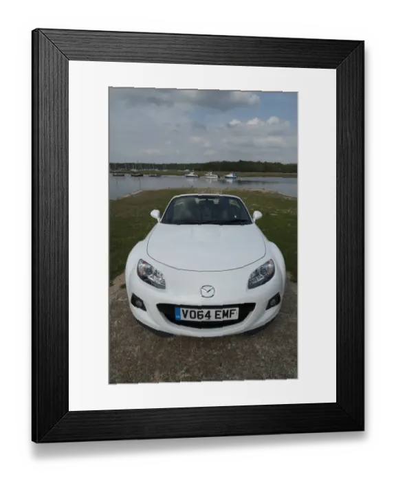 Framed Print : 2014 Mazda MX5 Roadster Coupe Framed Print : 2014 Mazda MX5 Roadster Coupe