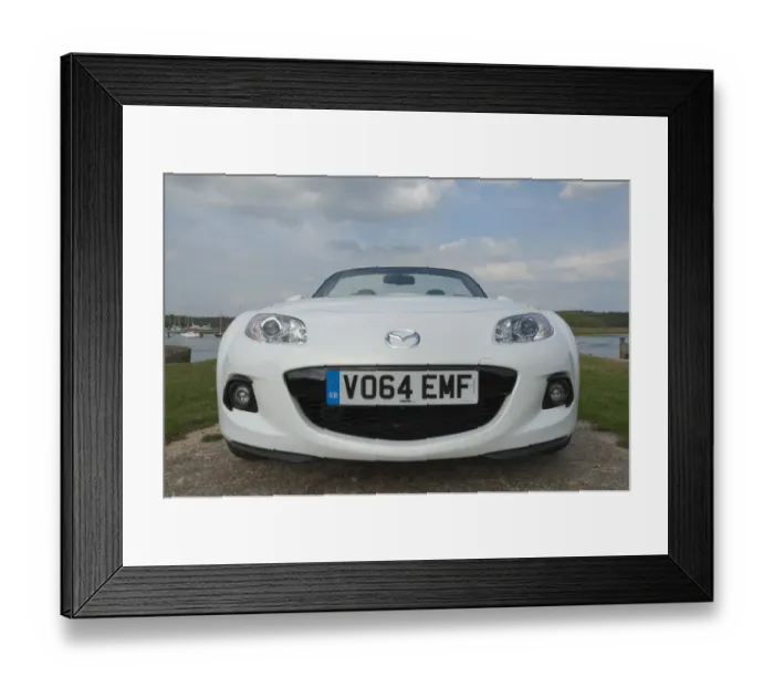 Framed Print : 2014 Mazda MX5 Roadster Coupe Framed Print : 2014 Mazda MX5 Roadster Coupe