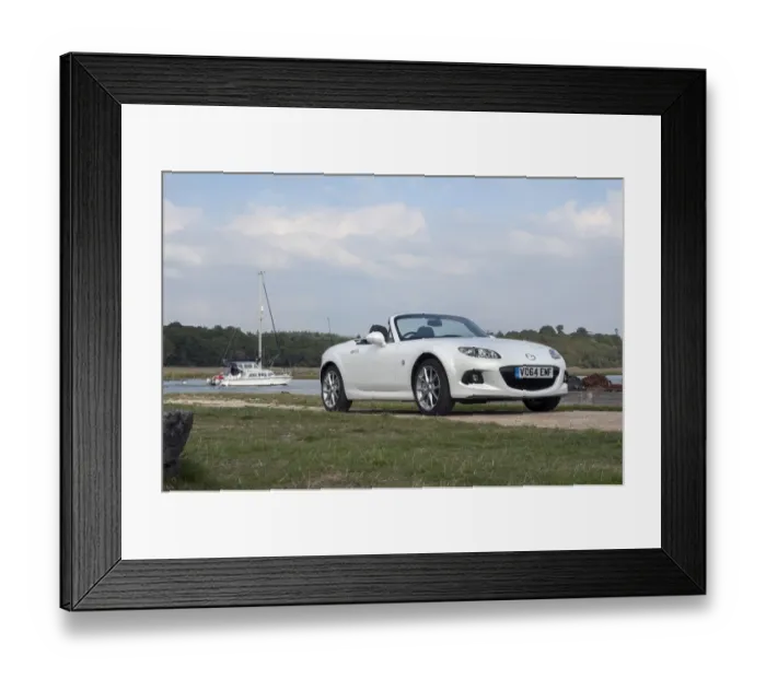 Framed Print : 2014 Mazda MX5 Roadster Coupe Framed Print : 2014 Mazda MX5 Roadster Coupe