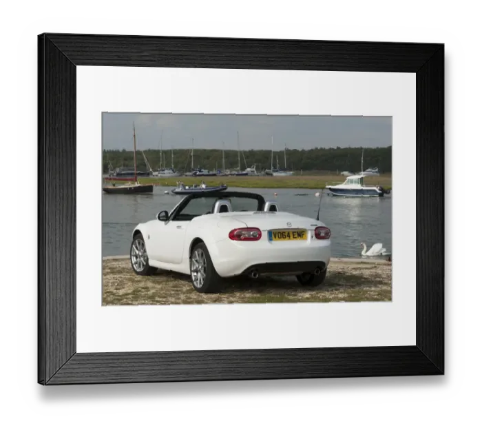 Framed Print : 2014 Mazda MX5 Roadster Coupe Framed Print : 2014 Mazda MX5 Roadster Coupe