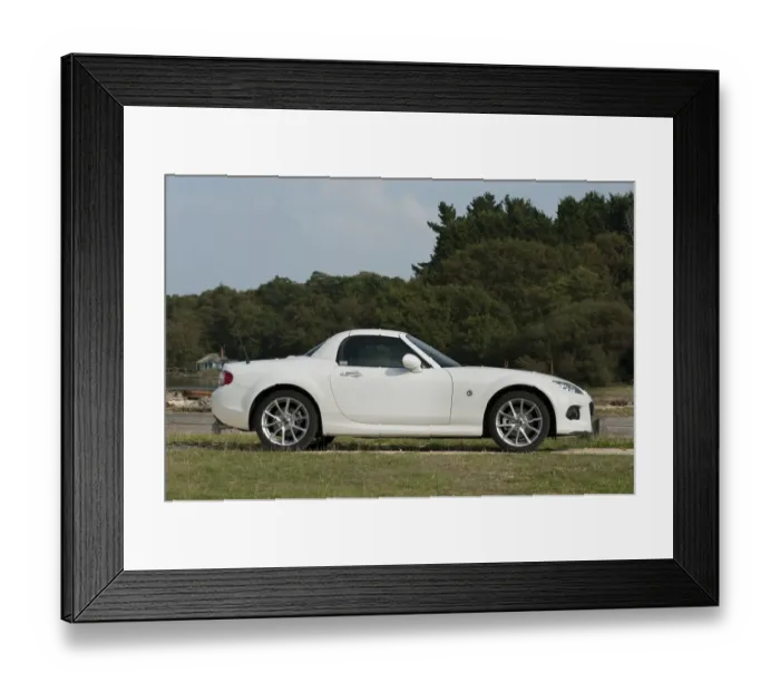 Framed Print : 2014 Mazda MX5 Roadster Coupe Framed Print : 2014 Mazda MX5 Roadster Coupe