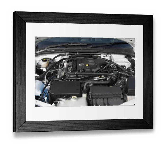Framed Print : 2014 Mazda MX5 Roadster Coupe