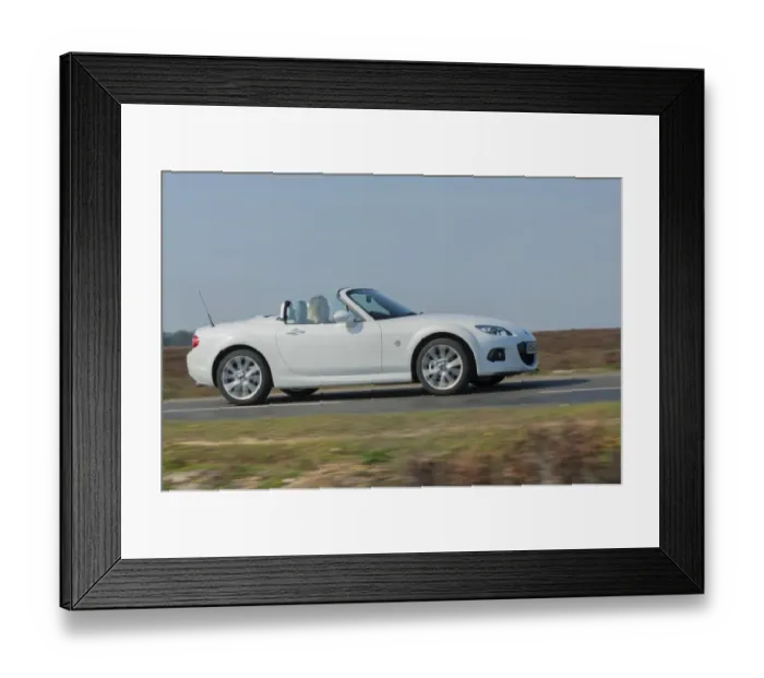 Framed Print : 2014 Mazda MX5 Roadster Coupe Framed Print : 2014 Mazda MX5 Roadster Coupe