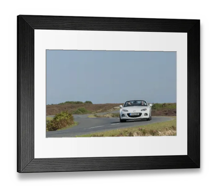 Framed Print : 2014 Mazda MX5 Roadster Coupe