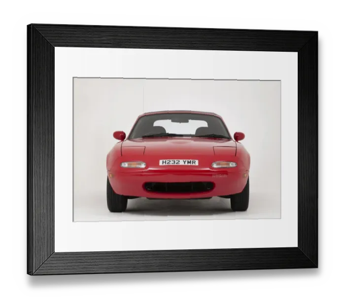 Framed Print : E01547 Mazda MX5 MK1 Roadster 1990