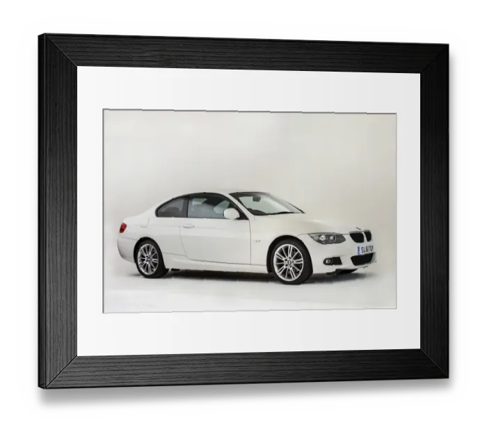 Framed Print : 2011 BMW 3 series Coupe