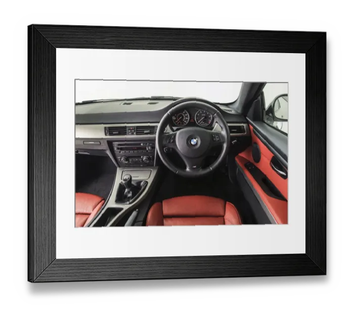 Framed Print : 2011 BMW 3 series Coupe