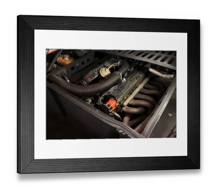 Framed Print : 1980 BMW M1 engine Framed Print : 1980 BMW M1 engine