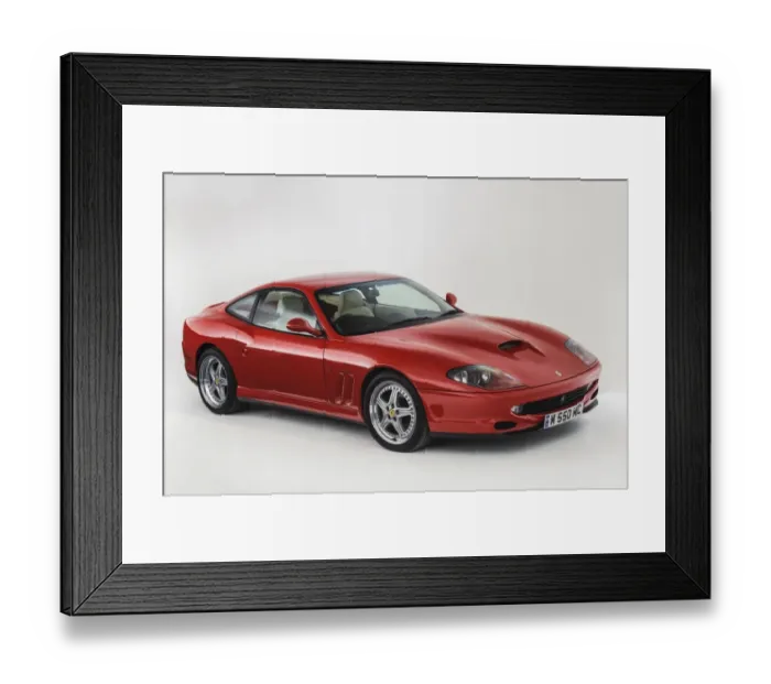 Framed Print : 2000 Ferrari F550 Maranello