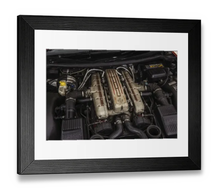 Framed Print : 2000 Ferrari F550 Maranello engine Framed Print : 2000 Ferrari F550 Maranello engine
