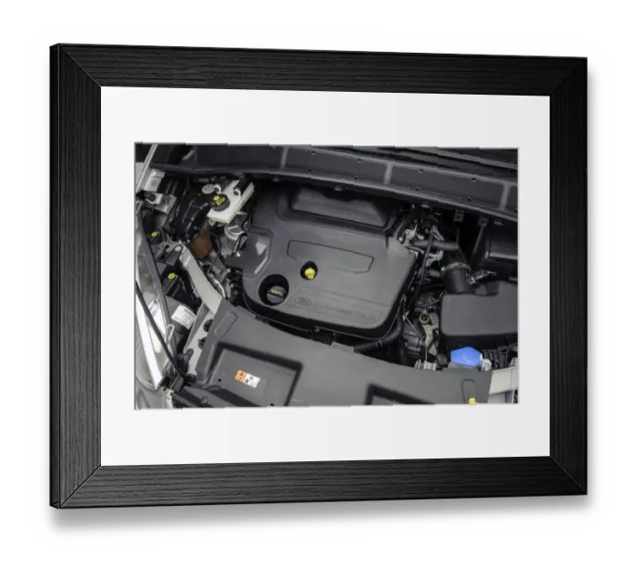 Framed Print : 2013 Ford S-Max engine Framed Print : 2013 Ford S-Max engine