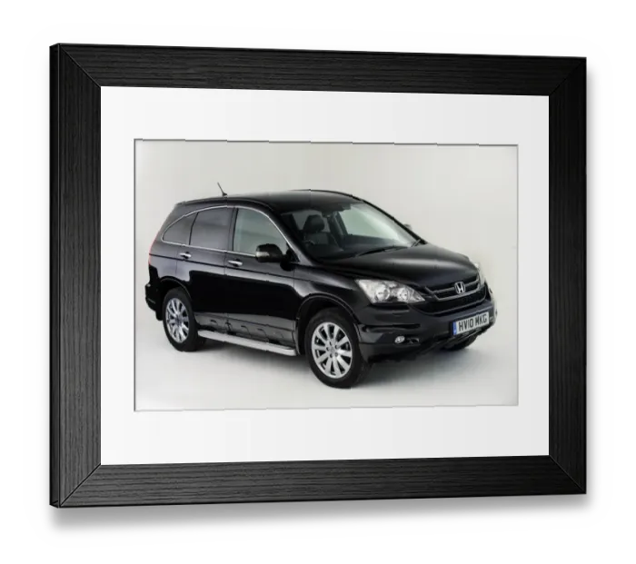 Framed Print : 2010 Honda CRV Framed Print : 2010 Honda CRV