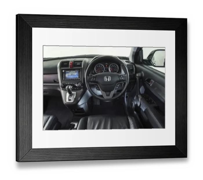 Framed Print : 2010 Honda CRV Framed Print : 2010 Honda CRV