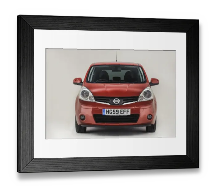 Framed Print : 2009 Nissan Note Framed Print : 2009 Nissan Note