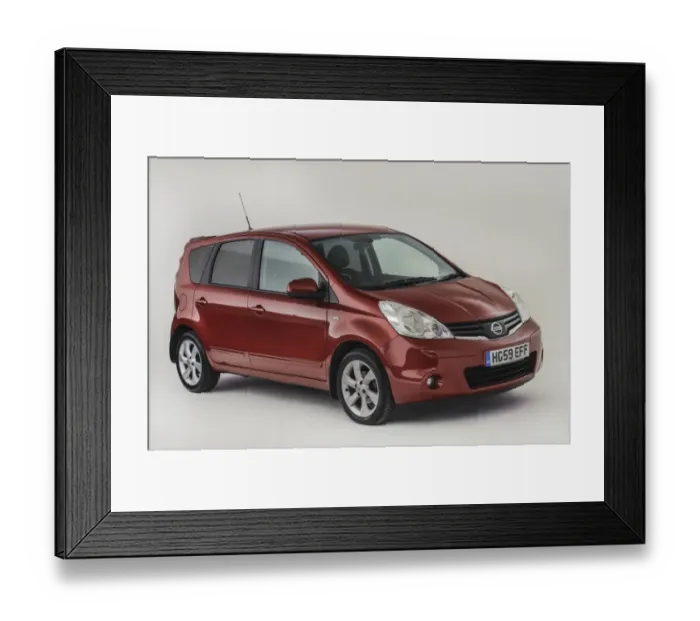 Framed Print : 2009 Nissan Note