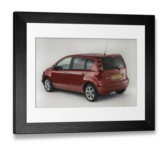 Framed Print : 2009 Nissan Note