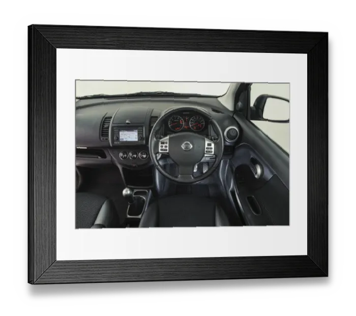 Framed Print : 2009 Nissan Note
