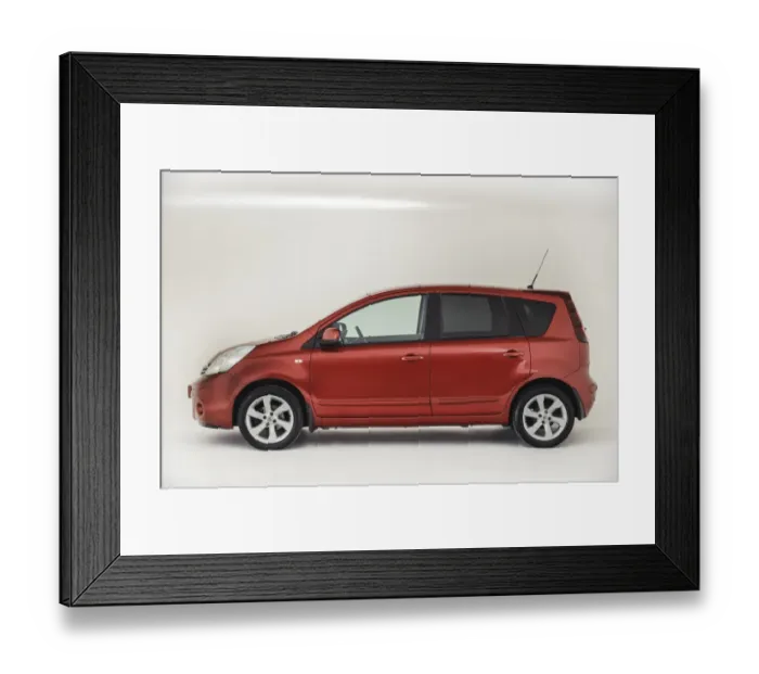 Framed Print : 2009 Nissan Note Framed Print : 2009 Nissan Note