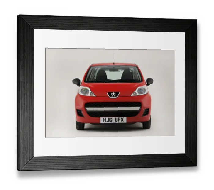 Framed Print : 2011 Peugeot 107 Framed Print : 2011 Peugeot 107