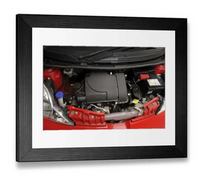 Framed Print : 2011 Peugeot 107