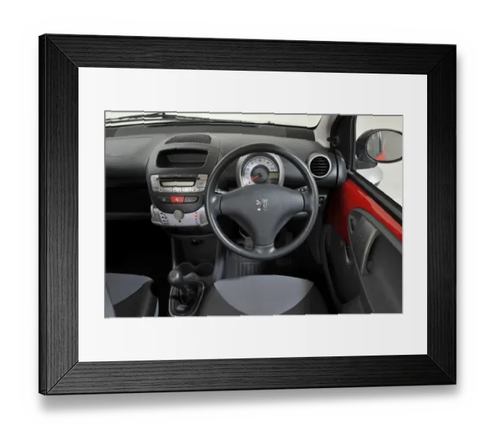 Framed Print : 2011 Peugeot 107