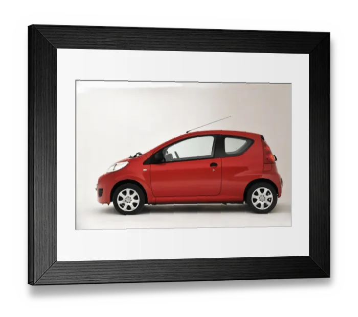 Framed Print : 2011 Peugeot 107 Framed Print : 2011 Peugeot 107