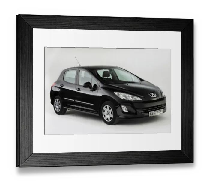 Framed Print : 2007 Peugeot 308