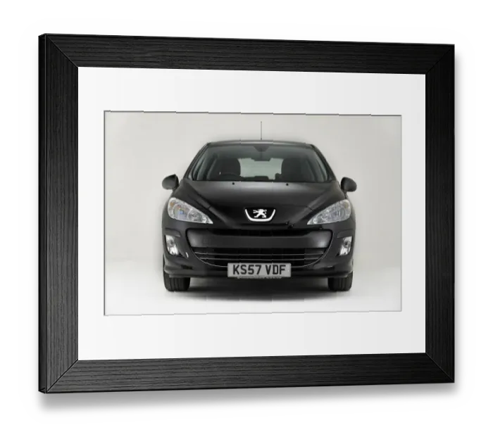 Framed Print : 2007 Peugeot 308 Framed Print : 2007 Peugeot 308