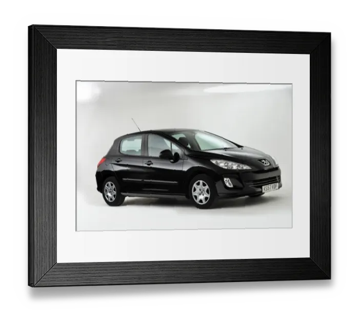 Framed Print : 2007 Peugeot 308 Framed Print : 2007 Peugeot 308