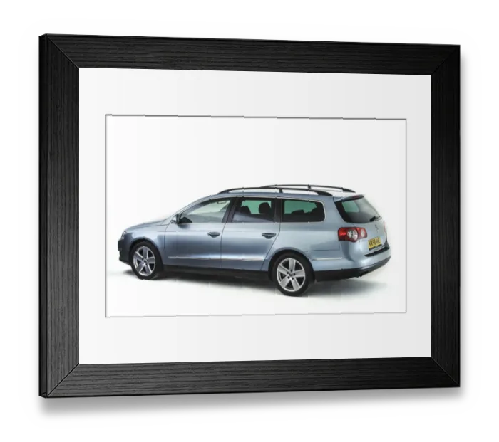 Framed Print : 2006 Volkswagen Passat Estate