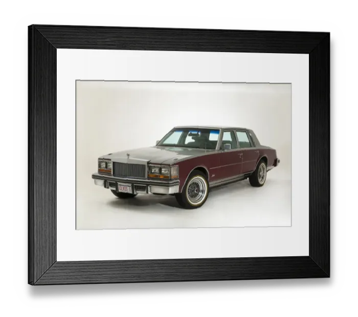 Framed Print : Cadillac Seville 1976, The last car owned by Elvis Presley Framed Print : Cadillac Seville 1976, The last car owned by Elvis Presley