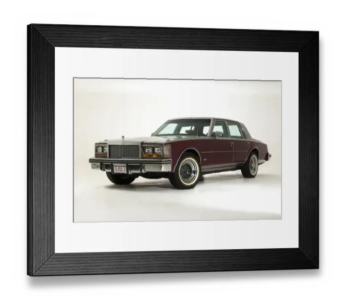 Framed Print : Cadillac Seville 1976, The last car owned by Elvis Presley Framed Print : Cadillac Seville 1976, The last car owned by Elvis Presley